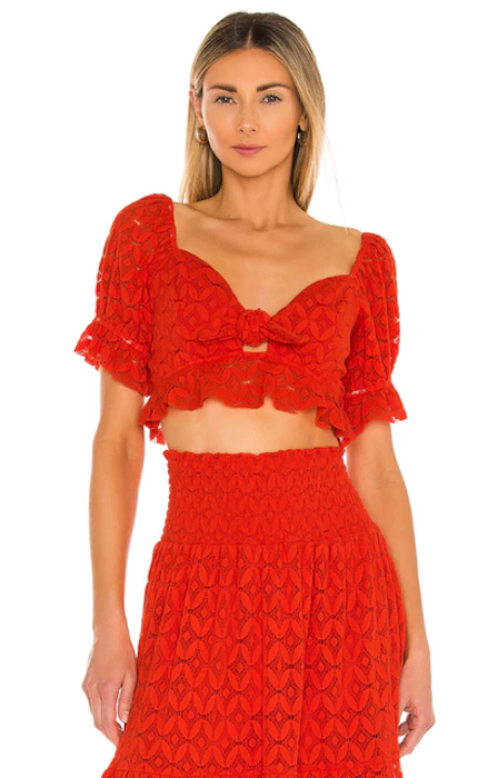 Show Me Your Mumu Coco Crop Top Image 1