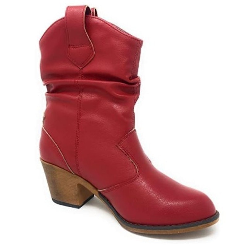 Modern Western Distressed Cowboy Boot 1
