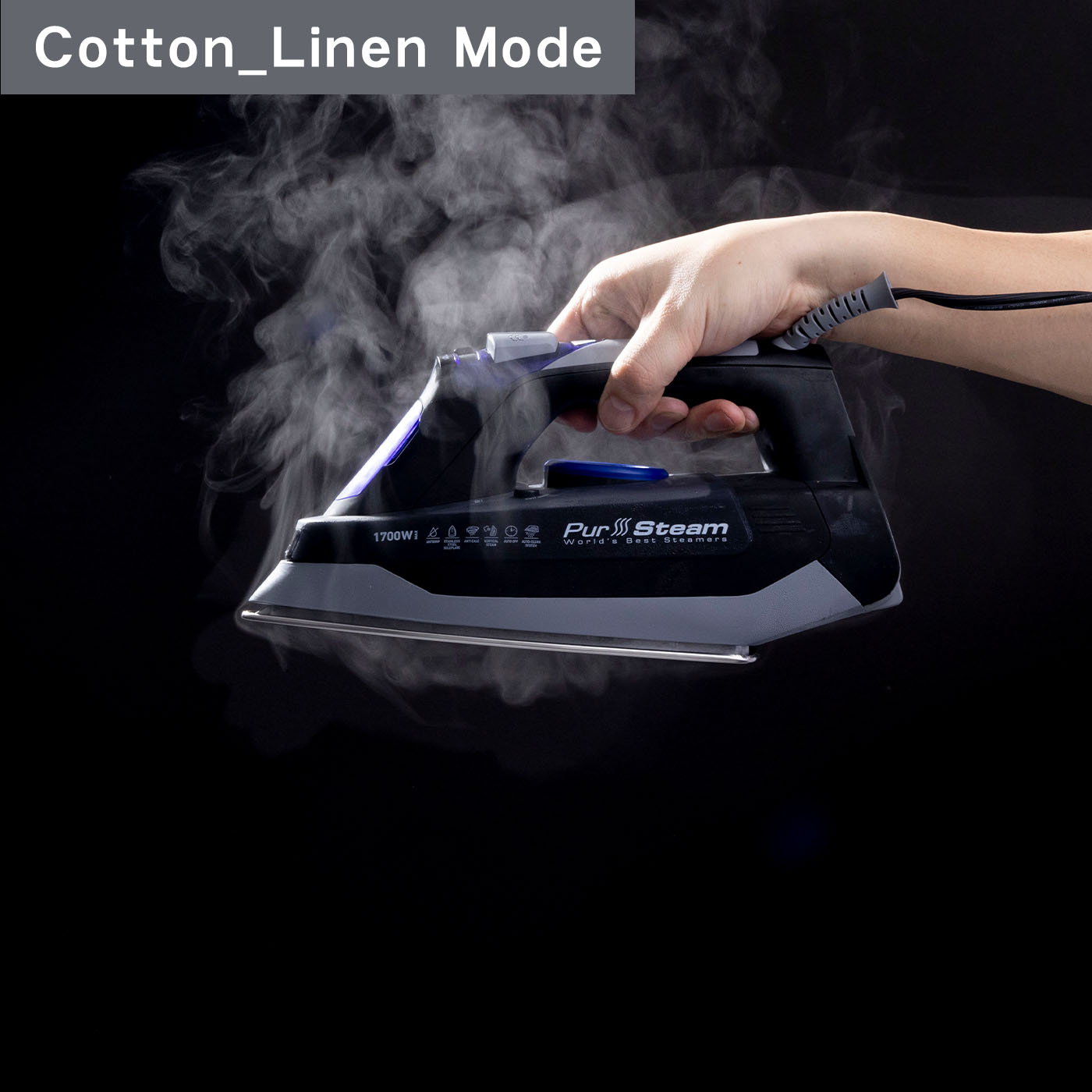Professional Grade 1700W Steam Iron 7