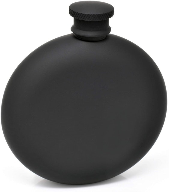 Hip Flask for Liquor Matte Black 1