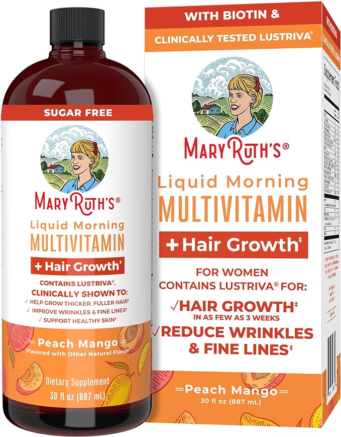 Liquid Morning Multivitamin + Hair Growth 1