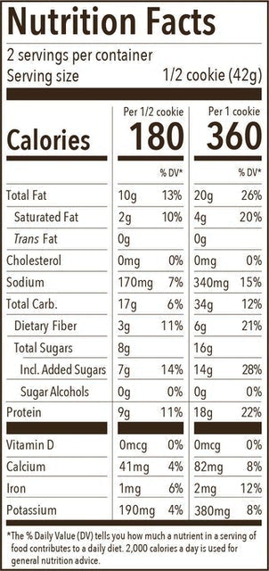 Peanut Butter Chocolate Chip Protein Cookie 3