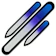 Mont Bleu Set of 3 Rainbow Crystal Nail Files 1