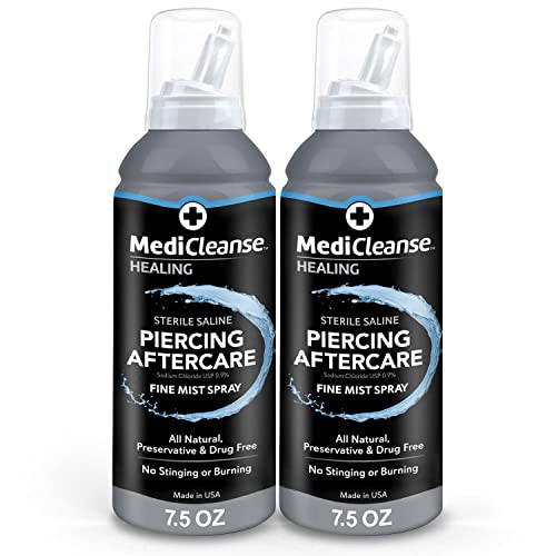 Saline Piercing Aftercare Fine Mist Spray 1