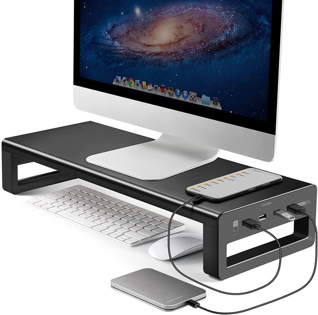 USB3.0 Wireless Charging Monitor Stand 1