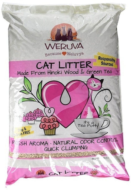 Weruva It’s A Tea Potty! Hinoki Wood & Green Tea Natural Cat Litter (11.7 lb.) 1