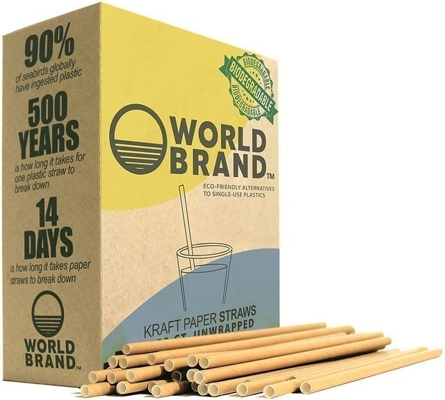 Kraft Paper Straws  1