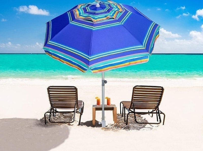 Umbrella With Built-in Sand Anchor 2