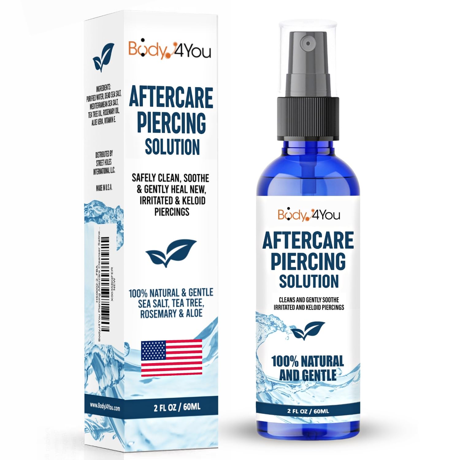 Piercing Aftercare Saline Cleanser Spray 2