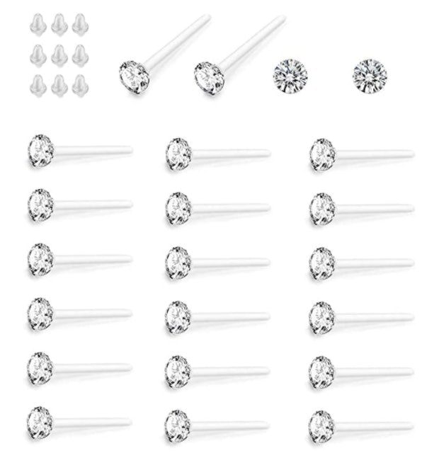 Crystal Hypoallergenic Stud Earrings 1