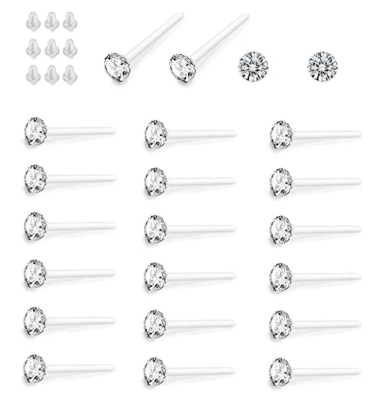 Crystal Hypoallergenic Stud Earrings 1