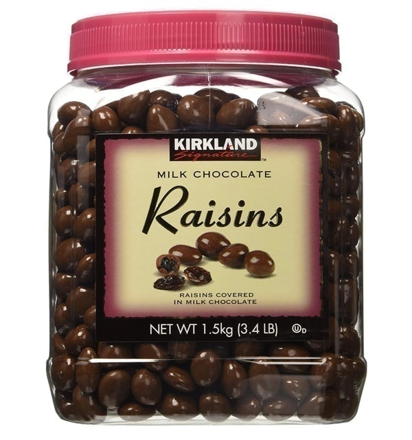 Milk Chocolate Raisins 1