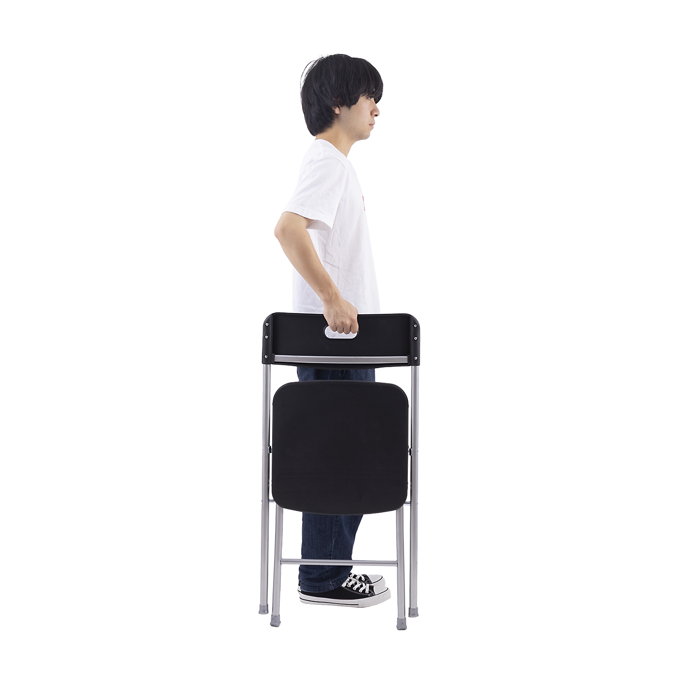 Mainstays Resin Seat & Back Folding Chair 10