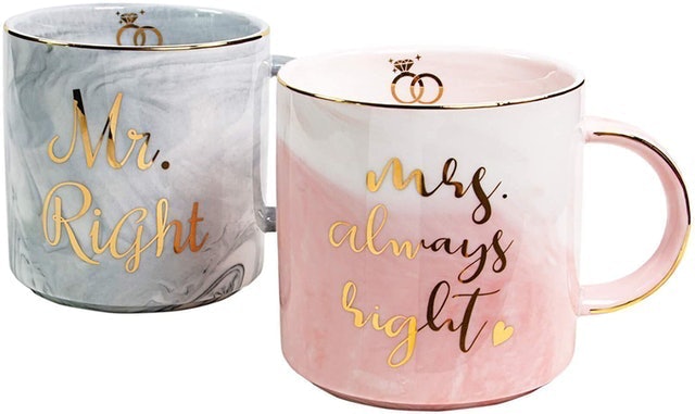 Mr Rights Mrs Always Right Couples Mugs 1
