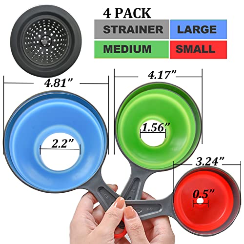 Canning Funnel with Strainer 2