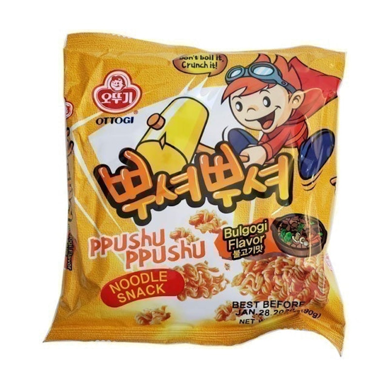 Ppushu Ppushu Bulgogi Flavor Noodle Snack 1