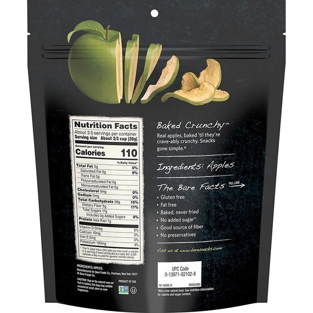 Baked Crunchy Apple Chips, Granny Smith  2