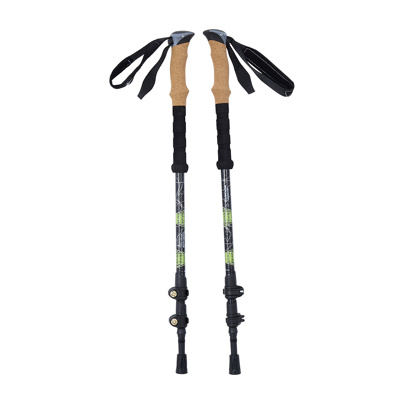 Aluminum Quick Lock Trekking Poles 2