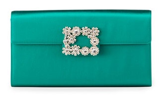 XS Flower Buckle Envelope Clutch Bag 1