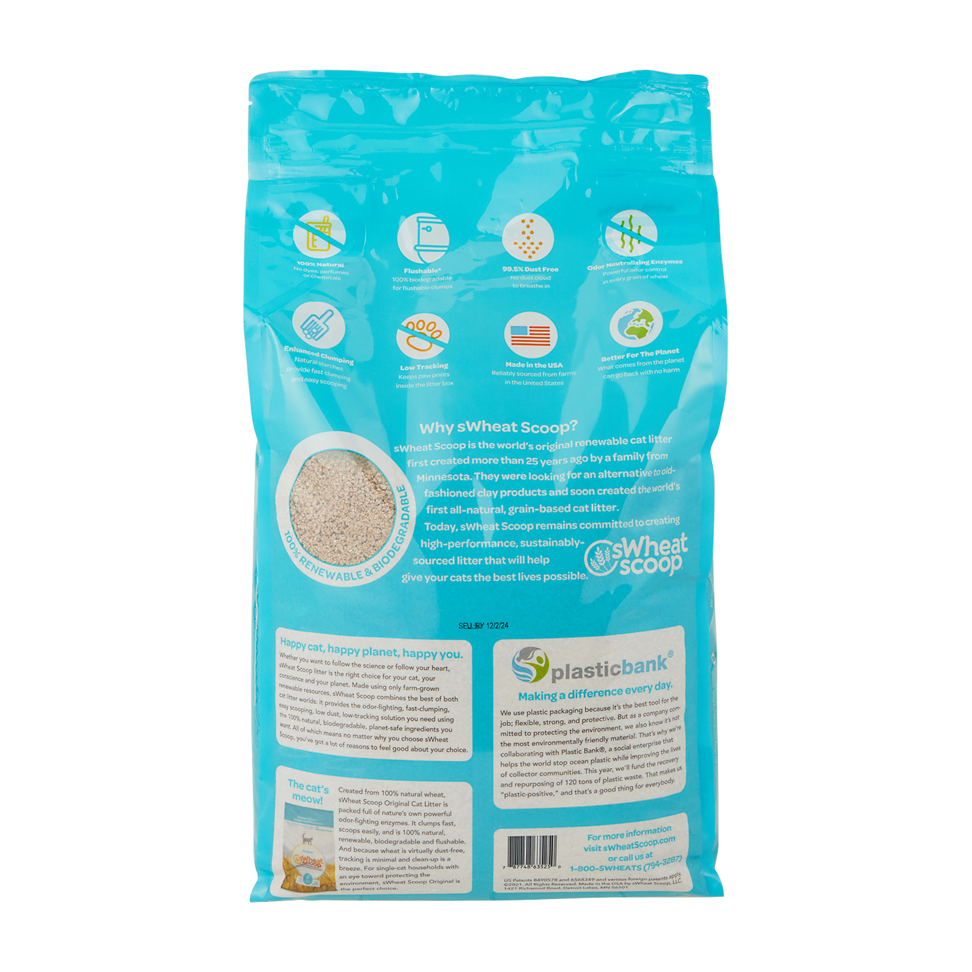 Original Wheat Cat Litter 2