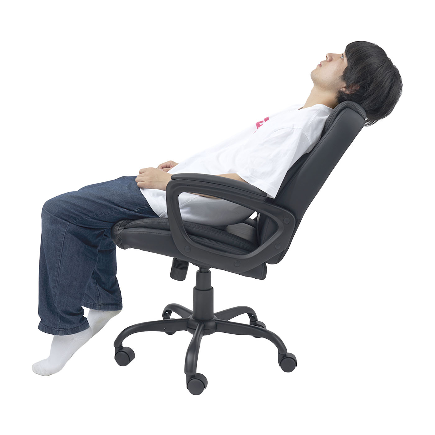 Classic Puresoft Padded Mid-Back Office Computer Desk Chair 5