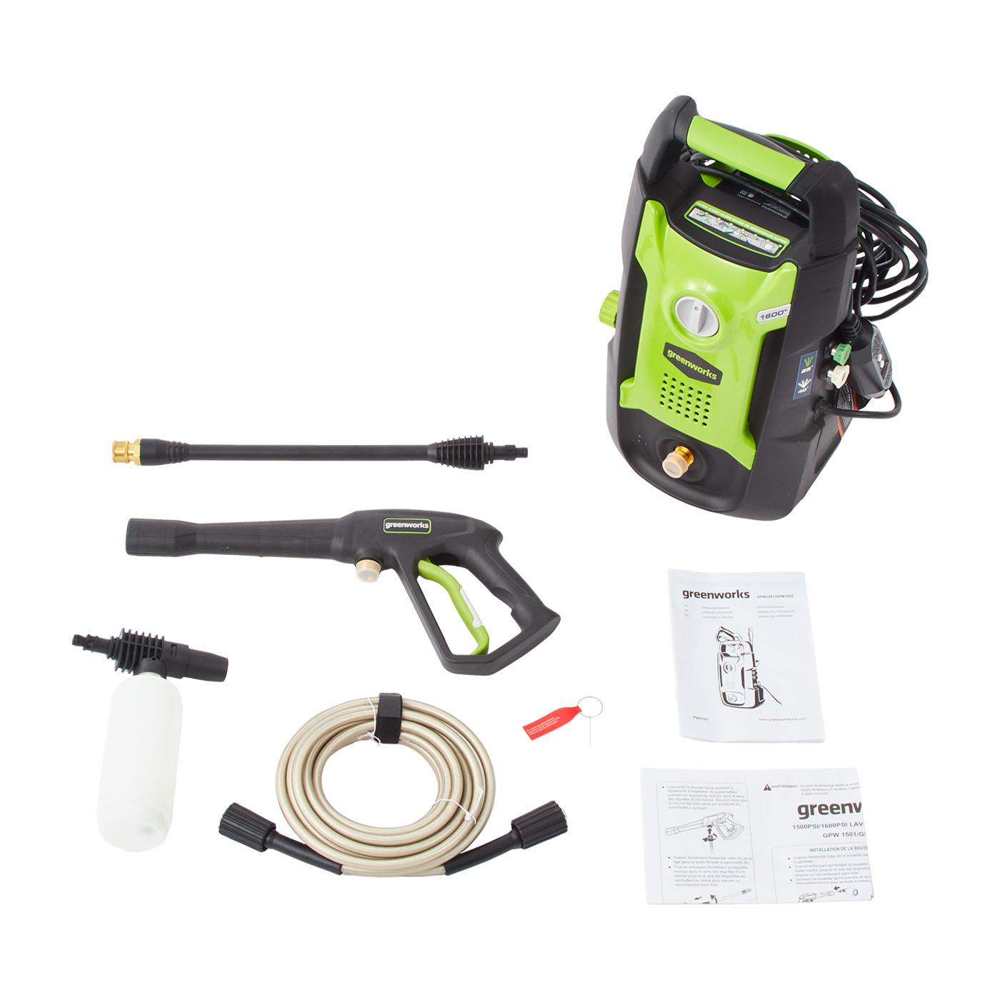 1600 PSI 1.2 GPM Cold Water Electric Pressure Washer 5