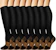 Sooverki Graduated Copper Compression Socks for Men & Women Circulation 8 Pairs 15-20mmHg - Best for Running Athletic Cycling 1