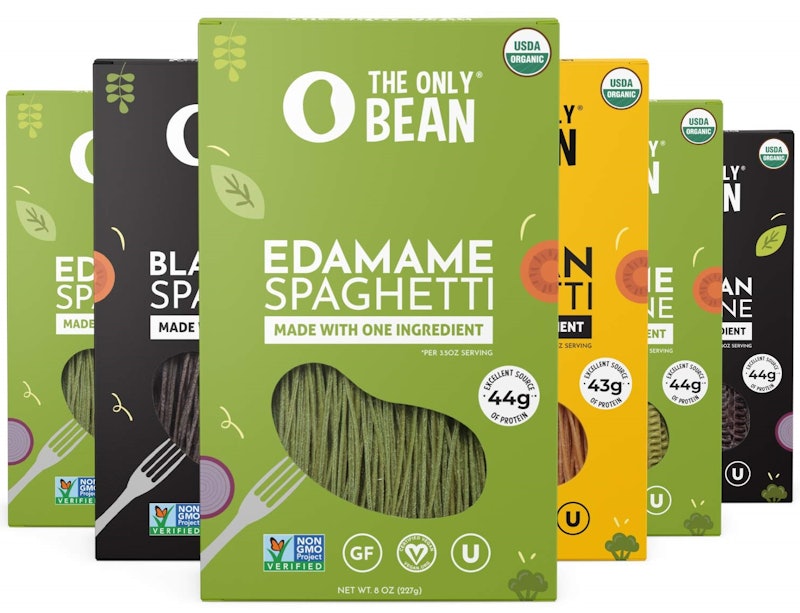 Organic Bean Pasta Variety Pack - Soy, Edamame, & Black Bean Spaghetti / Fettuccine 1
