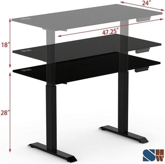 Electric Memory Preset Height Adjustable Computer Desk 2
