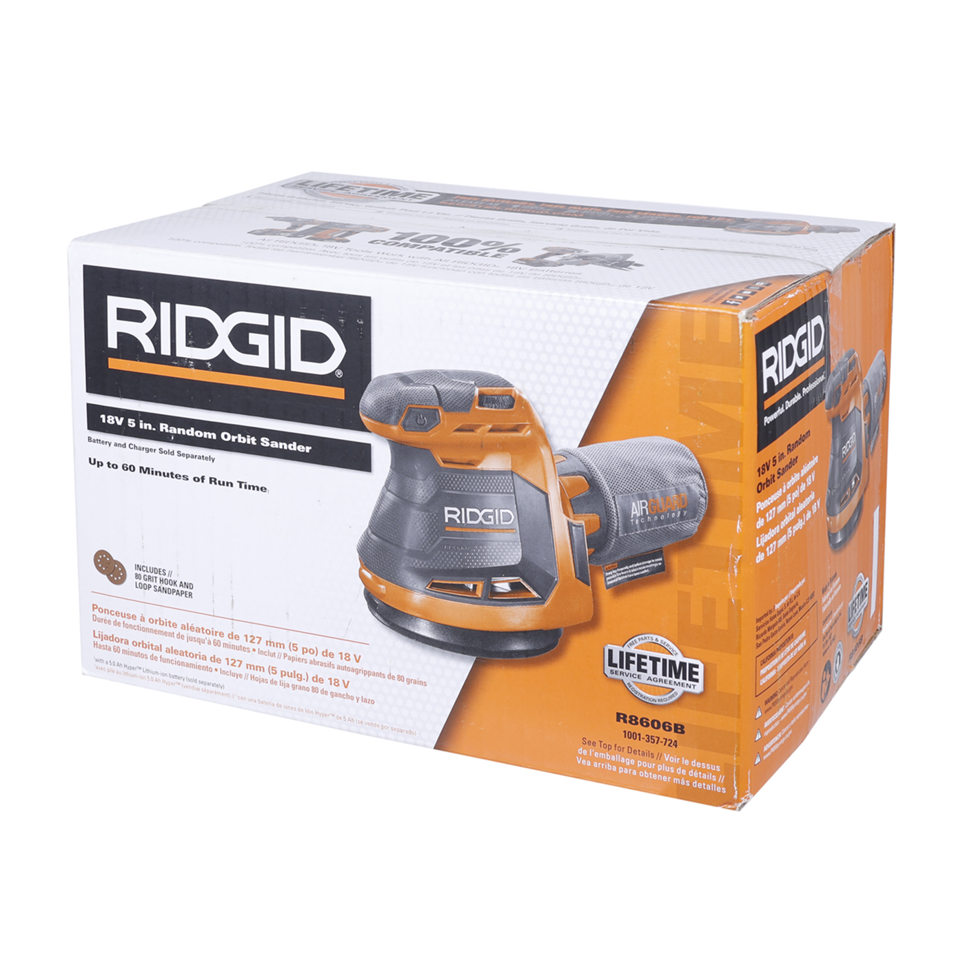 Ridgid Random Orbit Sander 4