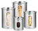 Deppon 4-Piece Canister Set With Airtight Lids and Plexiglass Windows 1