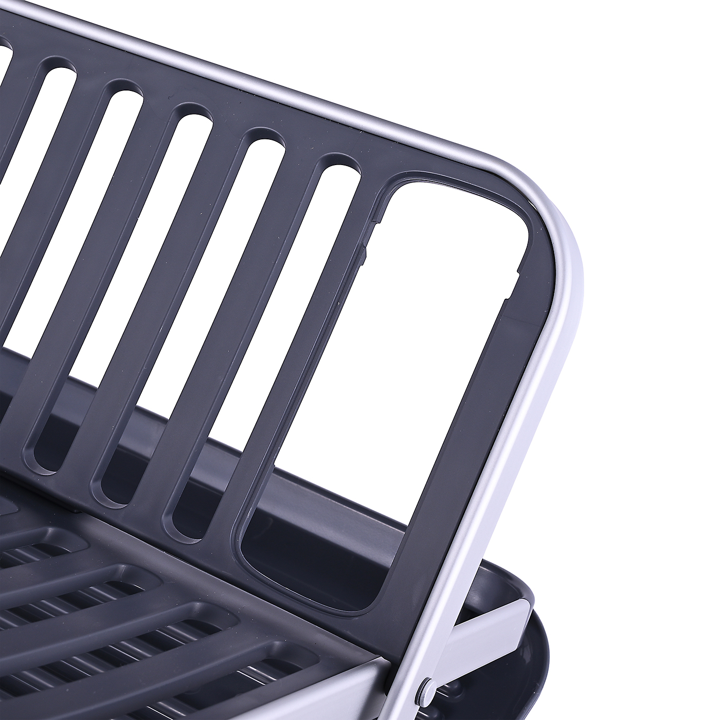 Good Grips Aluminum Fold Flat Dish Rack 4