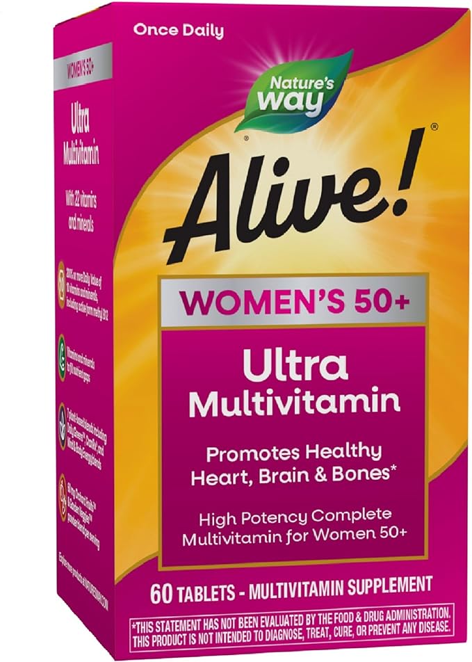 Alive! Women’s 50+ Ultra Multivitamin 1