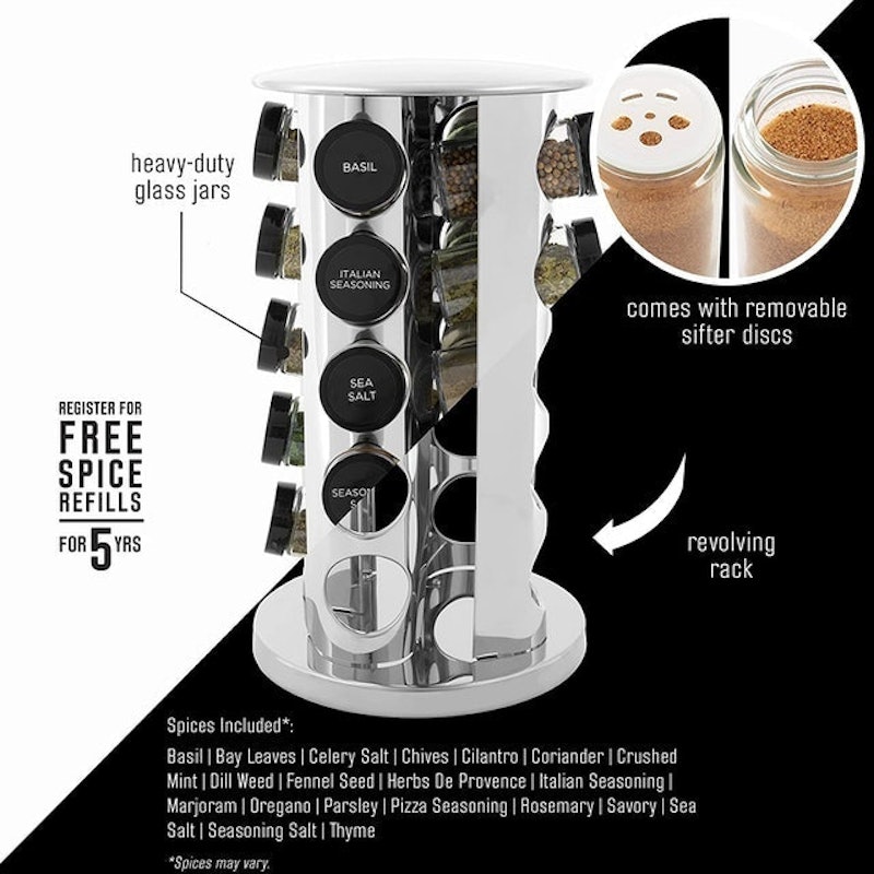 Revolving Countertop Spice Rack Tower Organizer 3
