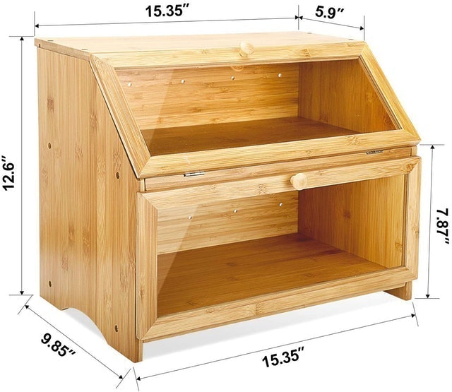 Double Layer Large Bread Box 3