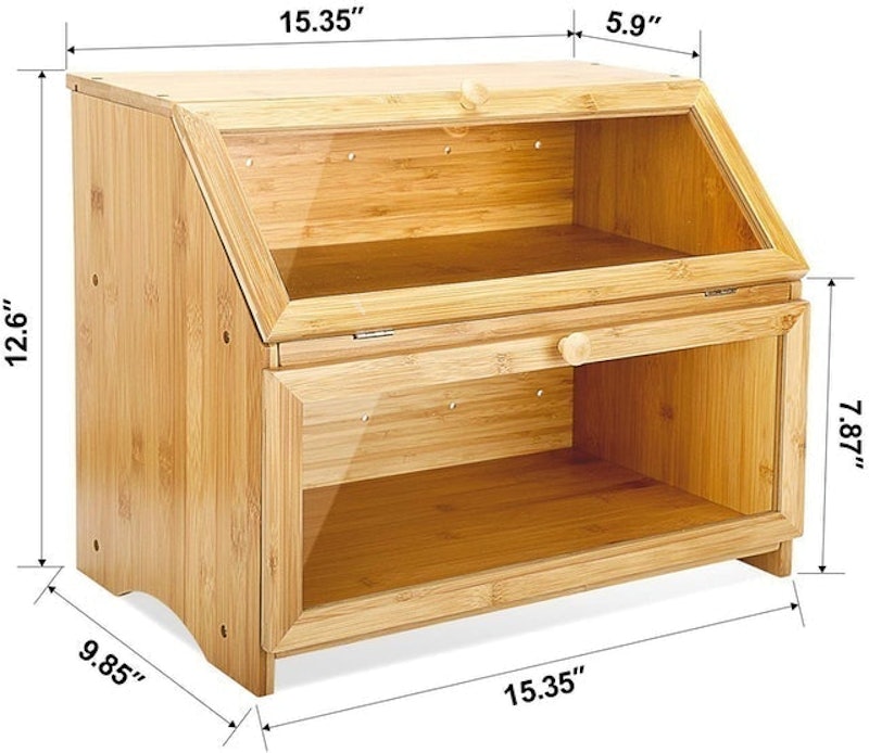 Double Layer Large Bread Box 3
