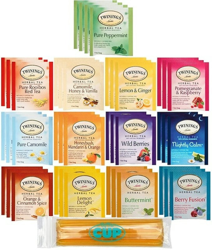 Herbal Tea Bags With Honey Sticks 1