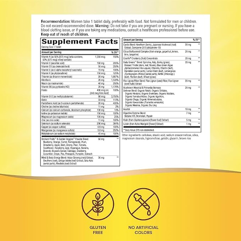 Alive! Women’s 50+ Ultra Multivitamin 2