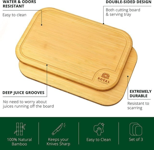 Extra Large Bamboo Cutting Board 2