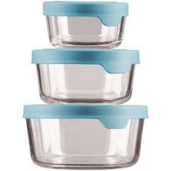 TrueSeal Round Glass Food Storage Containers