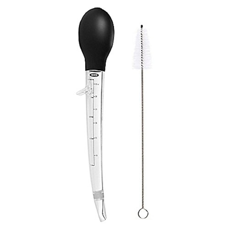 Angled Baster With Cleaning Brush 1