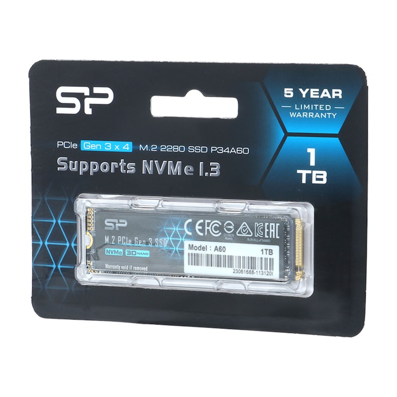 PCIe Gen 3×4 P34A60 3