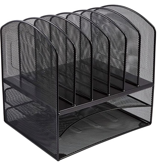 Mesh Six Slot File Storage 1