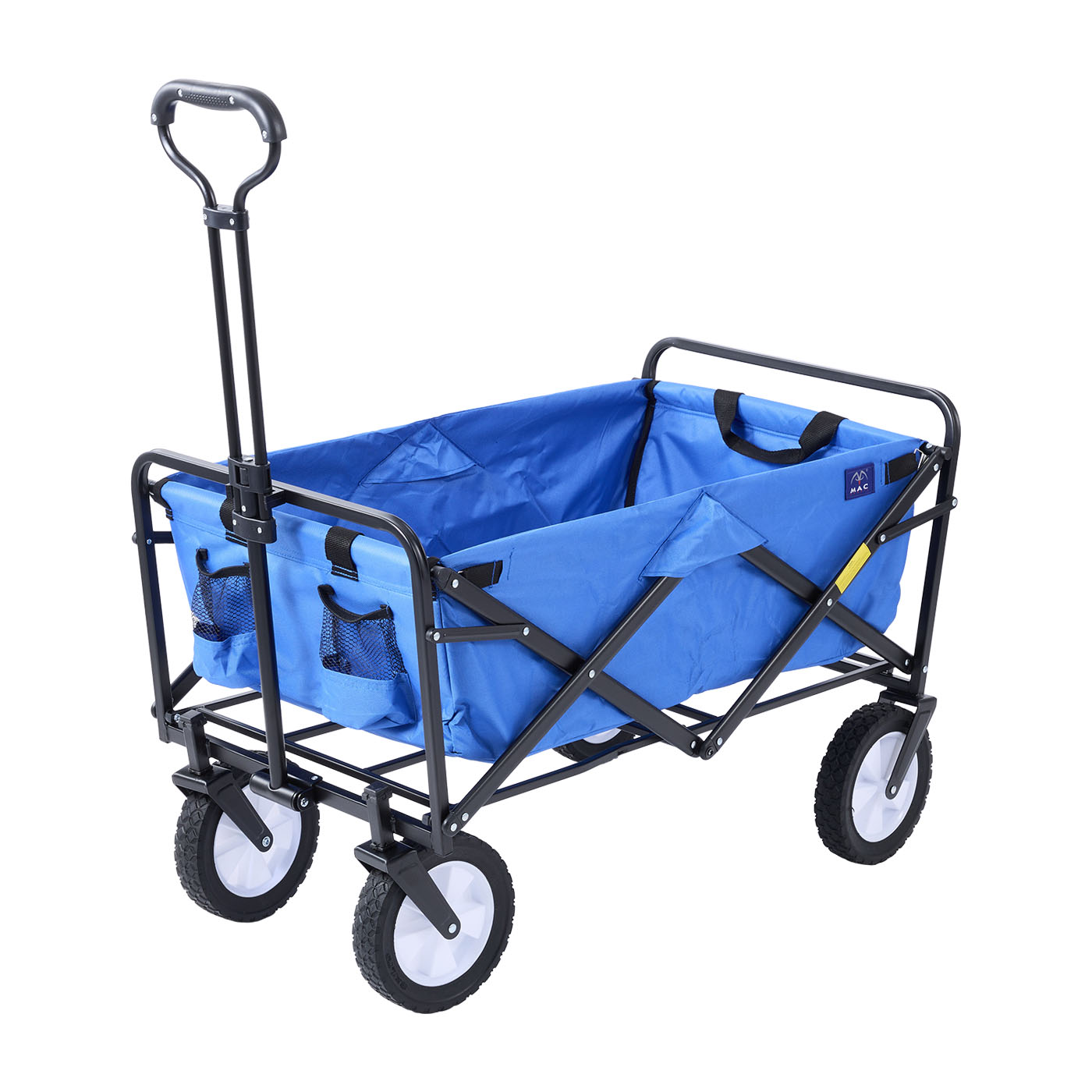 Collapsible Folding 150 Pound Capacity Outdoor Camping Garden Utility Wagon Yard Cart 1