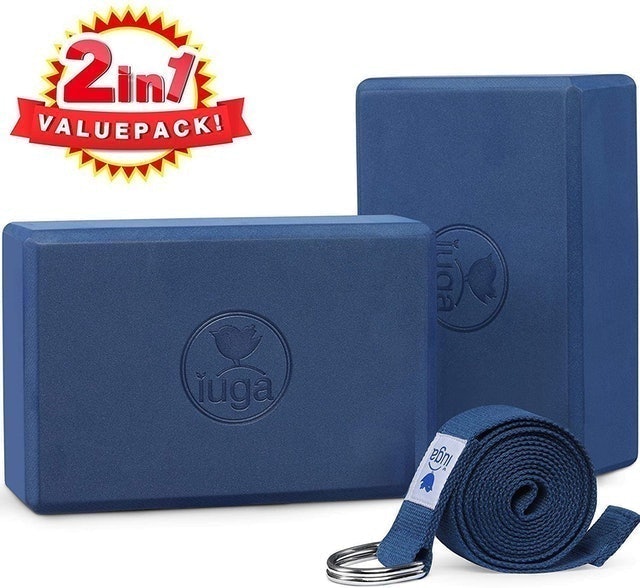 Yoga Blocks With Strap 1