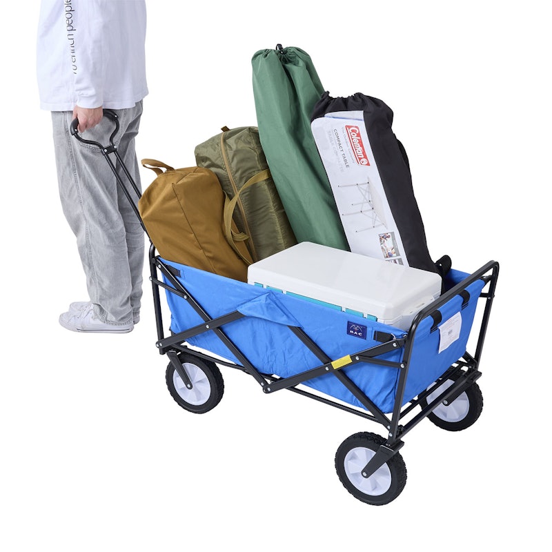 Collapsible Folding 150 Pound Capacity Outdoor Camping Garden Utility Wagon Yard Cart 9