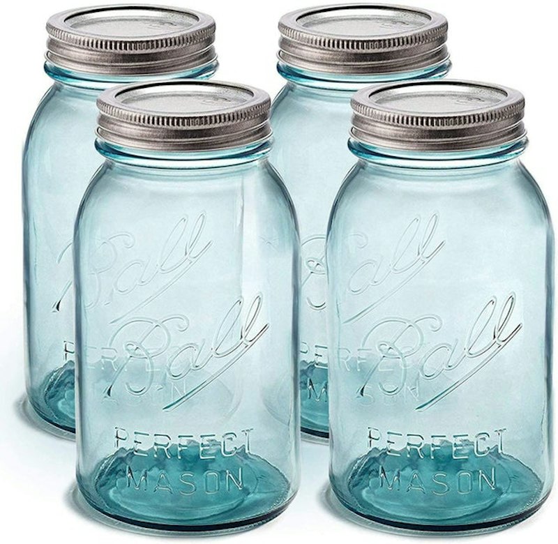 Perfect Mason Aqua Canning Jars 1