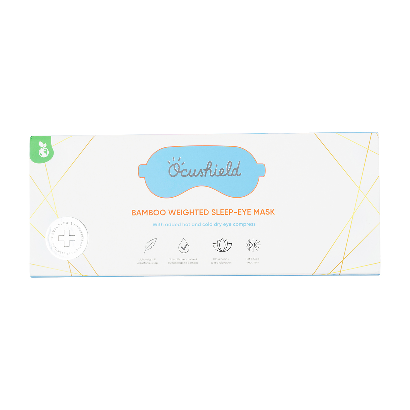 Bamboo Weighted Sleep Eye Mask 6