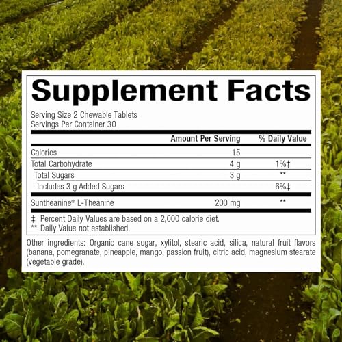 Suntheanine L-Theanine Chewable 2