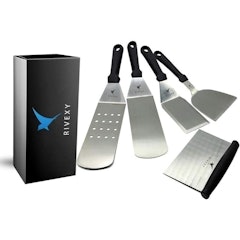 Set of 5 Metal Spatulas